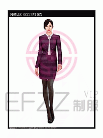 時尚職業(yè)女西服設計圖786