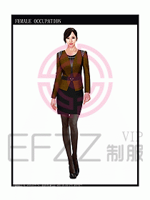 時(shí)尚職業(yè)女西服設(shè)計(jì)圖793