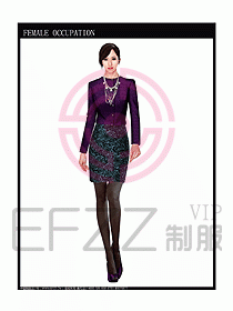 時尚職業(yè)女西服設(shè)計圖820