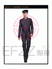 酒店門(mén)童制服設(shè)計(jì)圖753