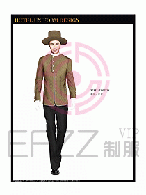 酒店門(mén)童制服設(shè)計(jì)圖754