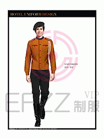 酒店行李生制服設計圖779