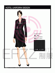 酒店大堂制服設計圖508