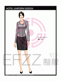 酒店大堂制服設計圖530