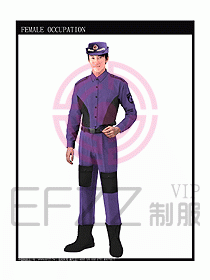 長(zhǎng)袖保安服制服設(shè)計(jì)圖316