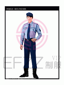 長(zhǎng)袖保安服制服設(shè)計(jì)圖376