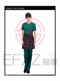 快餐服務(wù)生制服設(shè)計(jì)圖163