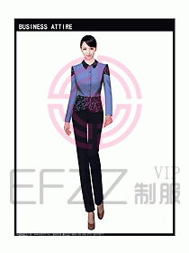 女秋冬職業(yè)裝設計圖904