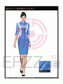 桑拿會所服務(wù)員制服設(shè)計圖304