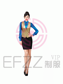 酒店西餐服務員制服設計圖829